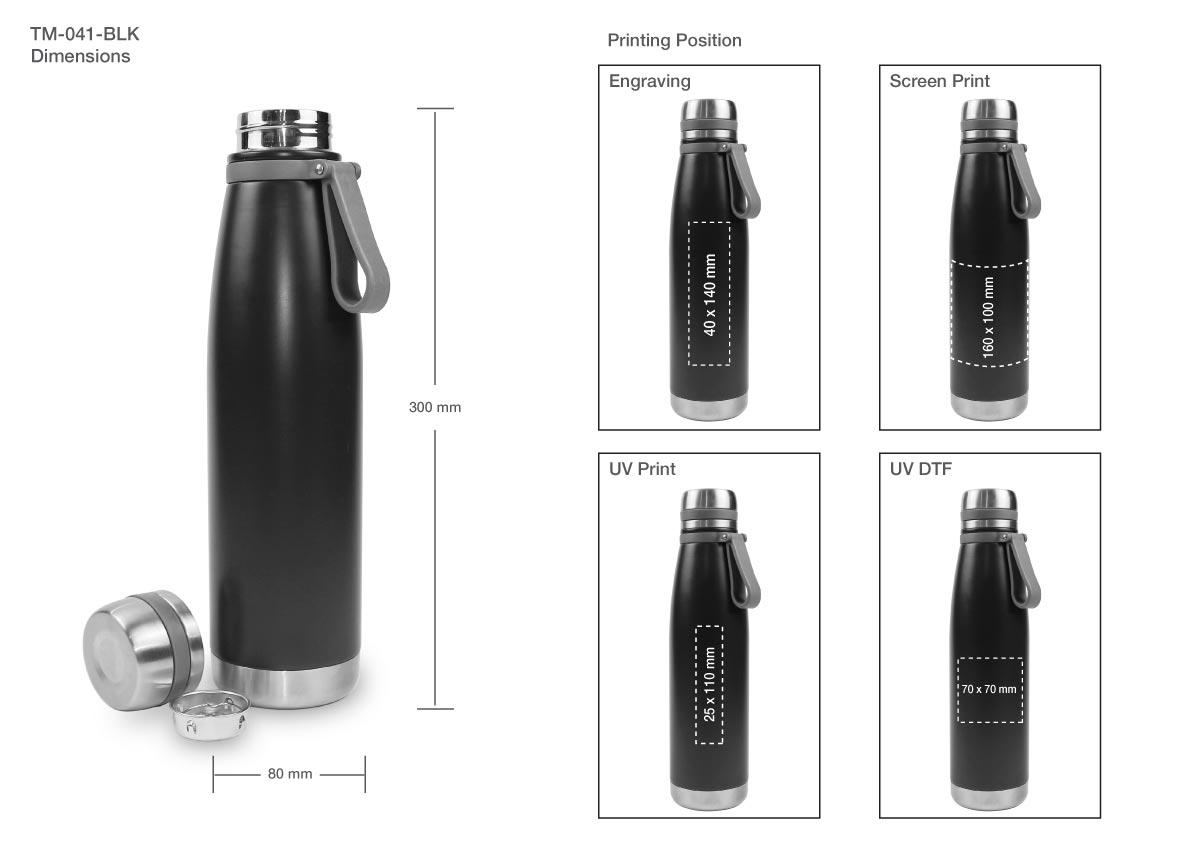 Double Wall Vacuum Bottles Printing Details Double Wall Vacuum Bottles Printing Details