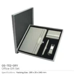 Grey PU Leather